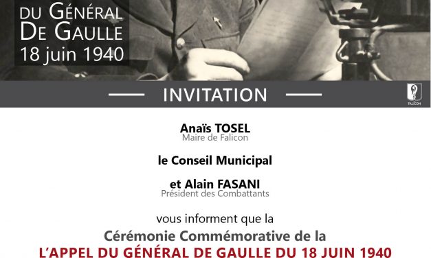 Cérémonie Commémorative de l&rsquo;Appel du 18 Juin 1940