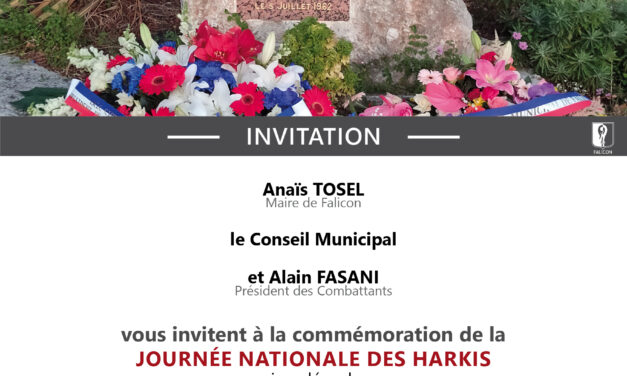 Cérémonie commémorative des Harkis