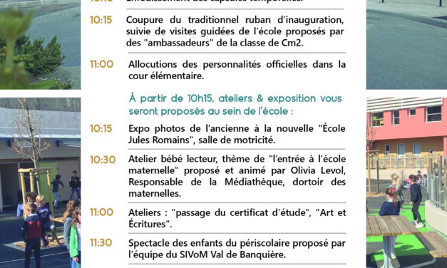 Inauguration École Jules Romains
