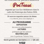 PRINTEMPS DES POÈTES 2026 – POETEASE ✍️🌸