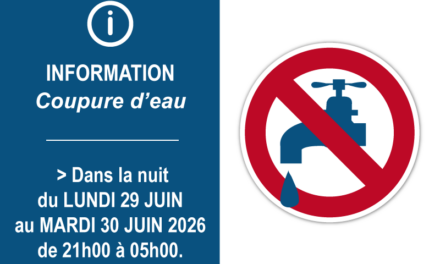 MÉTROPOLE NCA – AVIS COUPURE D’EAU 🚱💦⚠️