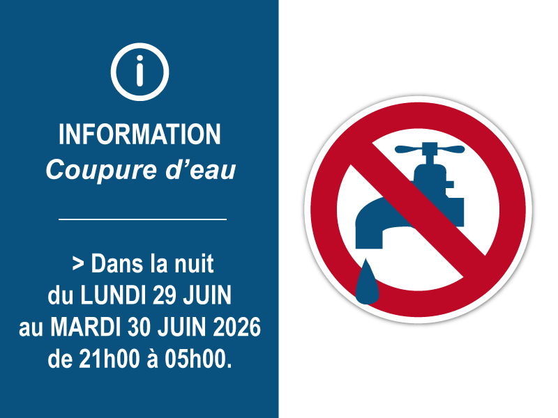 MÉTROPOLE NCA – AVIS COUPURE D’EAU 🚱💦⚠️