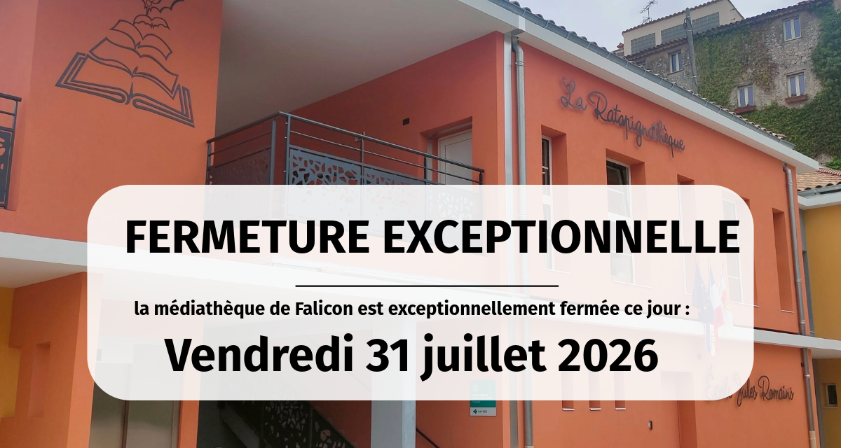 LA RATAPIGNATHÈQUE – FERMETURE EXCEPTIONNELLE 📚