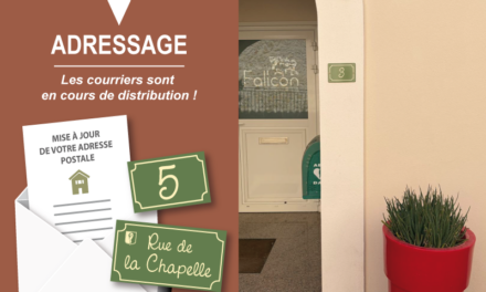 MISE À JOUR DE L’ADRESSAGE
